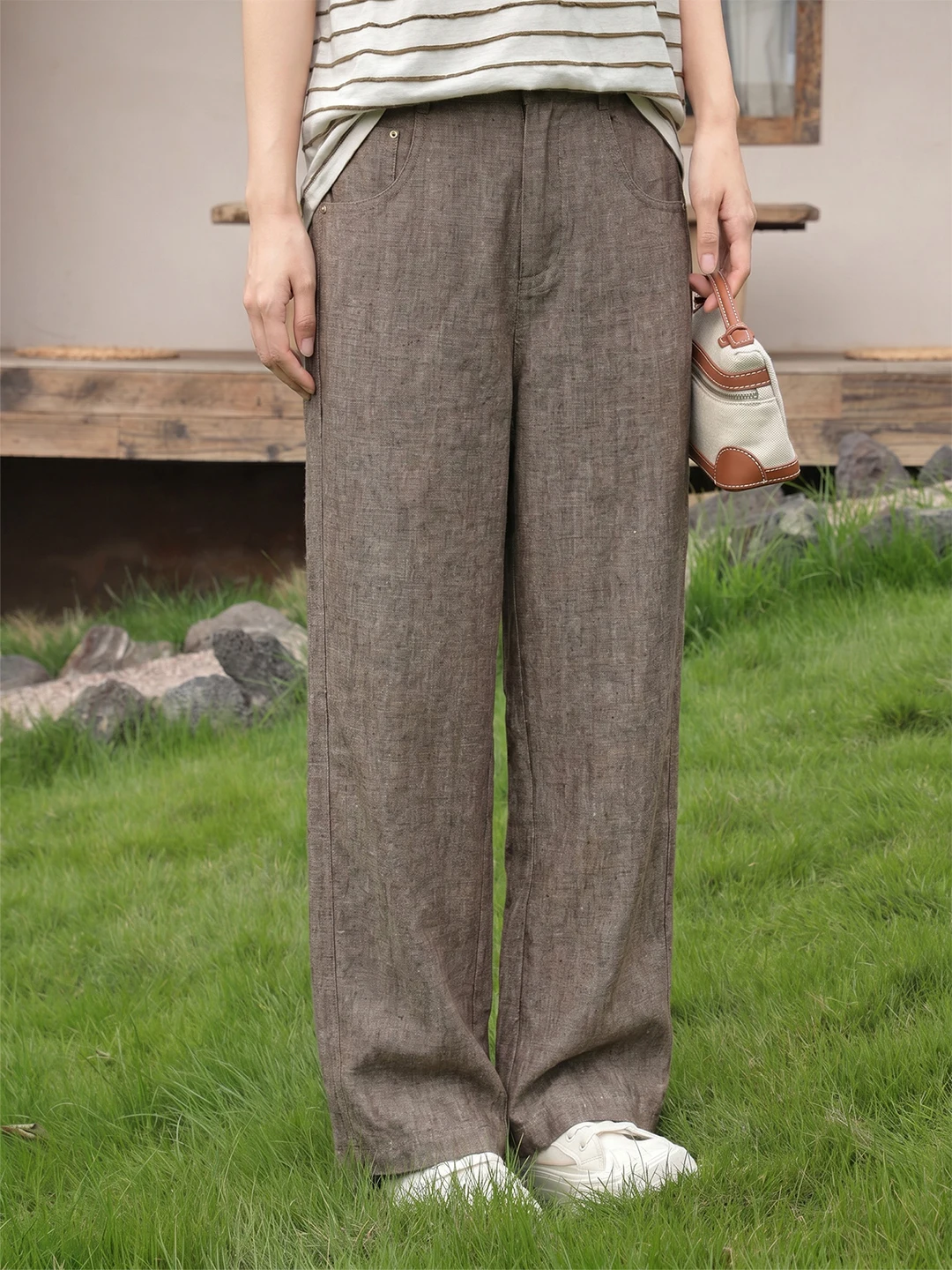 High Waist Linen Denim Jeans Women's Summer Thin Straight Casual Pants Slimming Drapey Loose Fit Classic Color FSY60214
High Waist Linen Denim Jeans Women's Summer Thin Straight Casual Pants Slimming Drapey Loose Fit Classic Color FSY60214