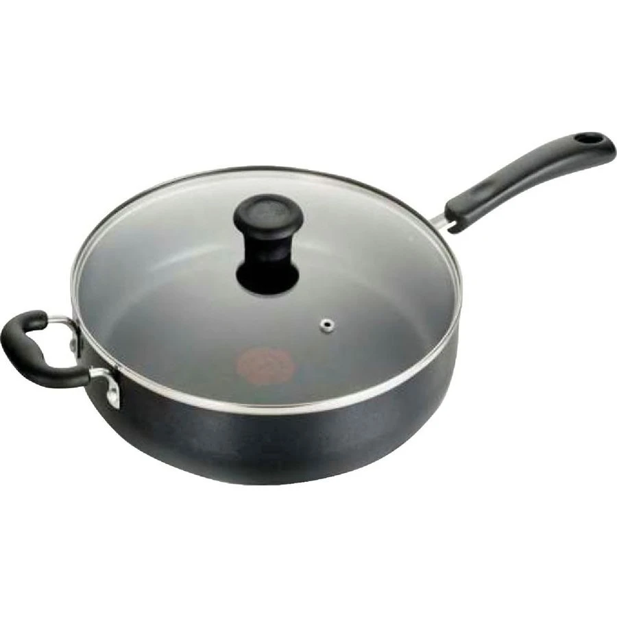 Specialty Nonstick Saute Pan with Glass Lid 5 Quart, Oven Broiler Safe 350F, Cookware, Deep Frying Pan with Handle, Skillet, Kit
Specialty Nonstick Saute Pan with Glass Lid 5 Quart, Oven Broiler Safe 350F, Cookware, Deep Frying Pan with Handle, Skillet, Kit