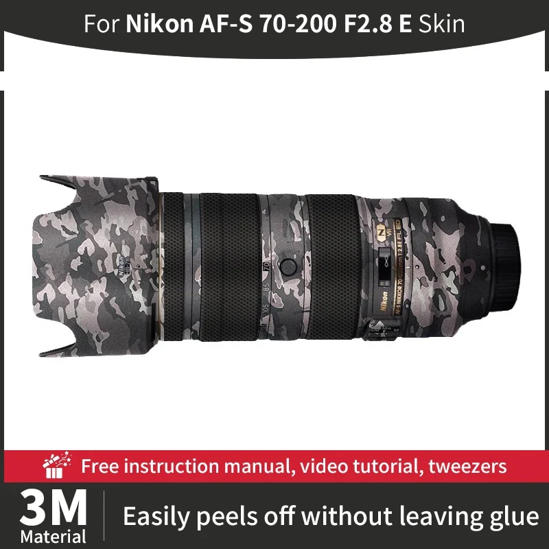 For Nikon af s 70 200mm Skin Nikon AF-S 70-200mm F2.8 E FL ED Camera Lens Skin Anti-scratch Camera Lens Sticker protective film
For Nikon af s 70 200mm Skin Nikon AF-S 70-200mm F2.8 E FL ED Camera Lens Skin Anti-scratch Camera Lens Sticker protective film