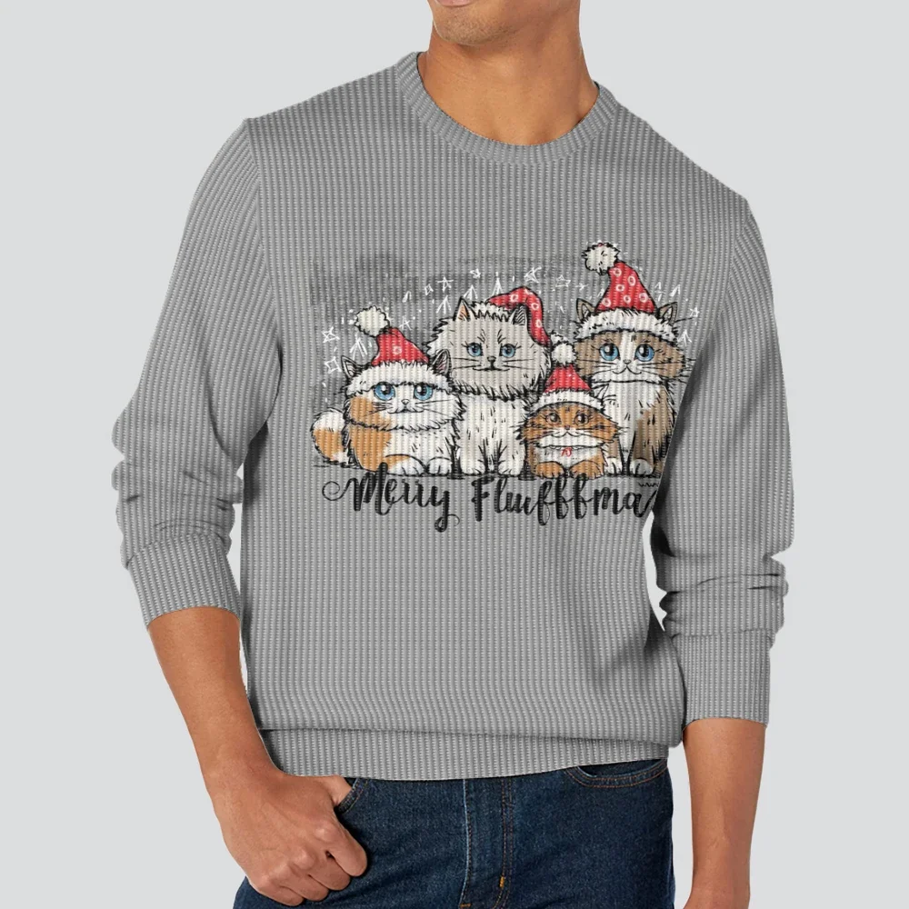 Cute Cat Family Print Couple Sweatshirt Harajuku Classic Winter Pullover Hipster Oversized Hoodie Holiday Gift Grey Men's Tops
Cute Cat Family Print Couple Sweatshirt Harajuku Classic Winter Pullover Hipster Oversized Hoodie Holiday Gift Grey Men's Tops