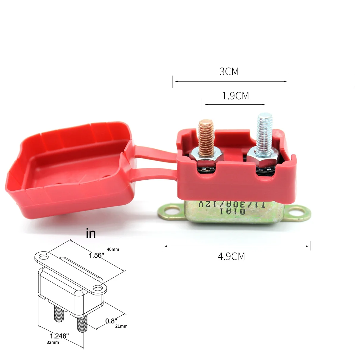 Automotive Grade Dc Circuit Breaker 12V 30A with Moisture Resistant Cover Auto Reset for Marine Off-Road Vehicle Electrical
Automotive Grade Dc Circuit Breaker 12V 30A with Moisture Resistant Cover Auto Reset for Marine Off-Road Vehicle Electrical