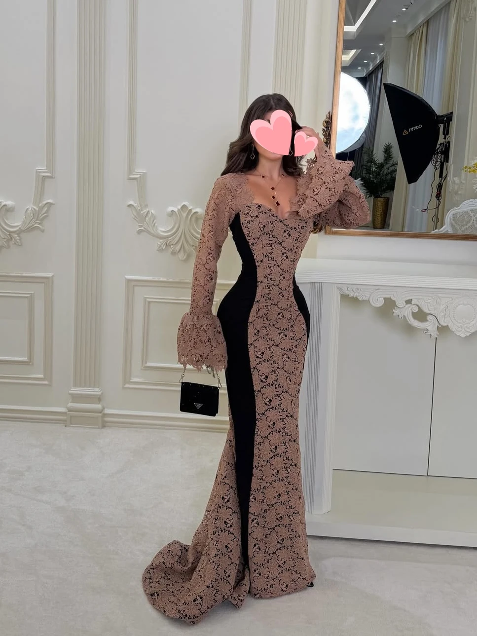 Oisslec Dress Elegant Vintage Sexy Black Mermaid Brown Lace Stylish Customize Formal Occasion Prom Dress Evening Party Gowns
Oisslec Dress Elegant Vintage Sexy Black Mermaid Brown Lace Stylish Customize Formal Occasion Prom Dress Evening Party Gowns