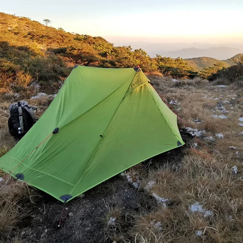 3FULGEAR Lanshan1 Ultralight Silicone-Coated Non-Pole Pyramid Shelter Weather-Resistant Hydrostatic1500mm Freestanding Camp Tent
3FULGEAR Lanshan1 Ultralight Silicone-Coated Non-Pole Pyramid Shelter Weather-Resistant Hydrostatic1500mm Freestanding Camp Tent