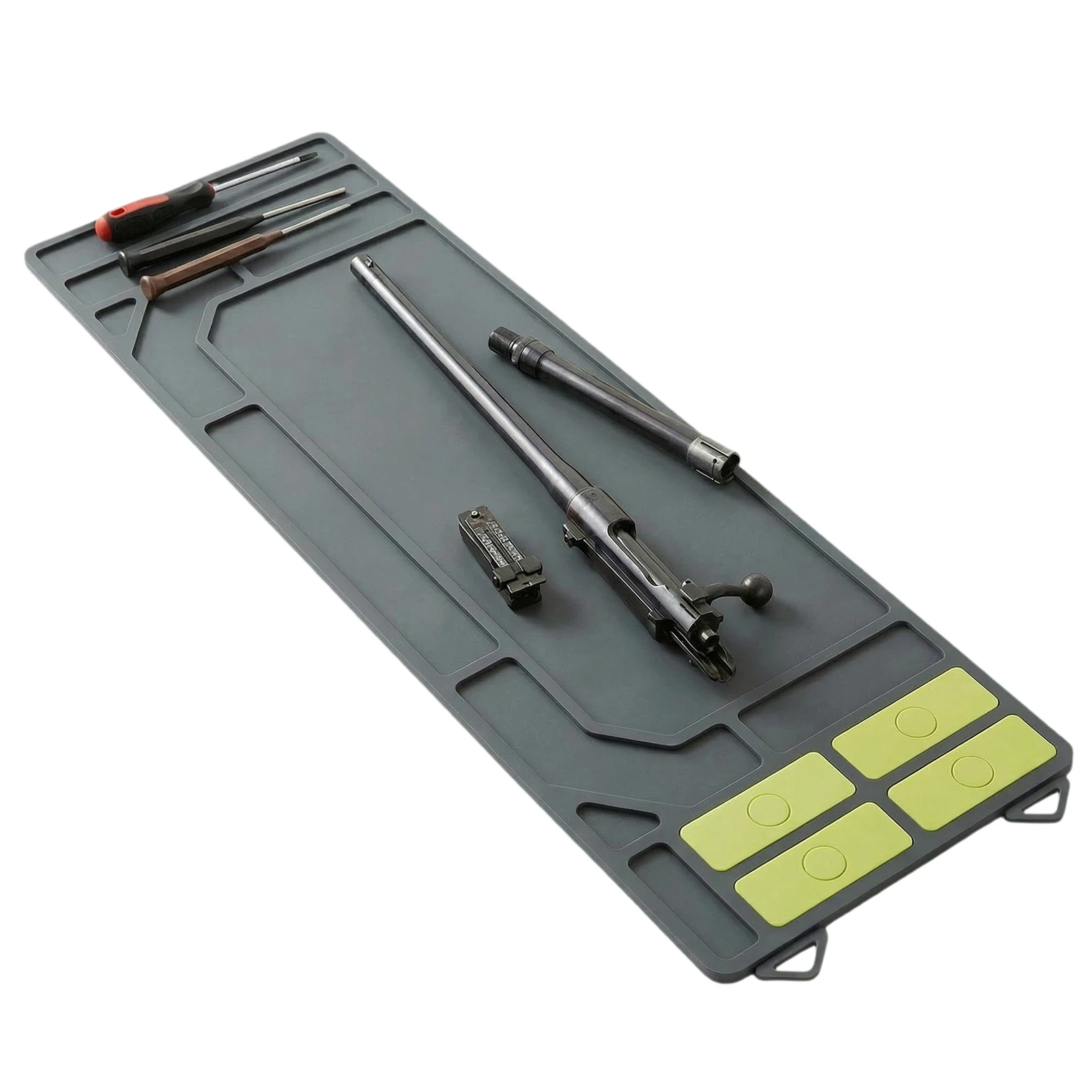 Коврик для чистки оружия 36x10 дюймов, очень большой магнитный коврик для пистолетов и ружей (серый)
Коврик для чистки оружия 36x10 дюймов, очень большой магнитный коврик для пистолетов и ружей (серый)