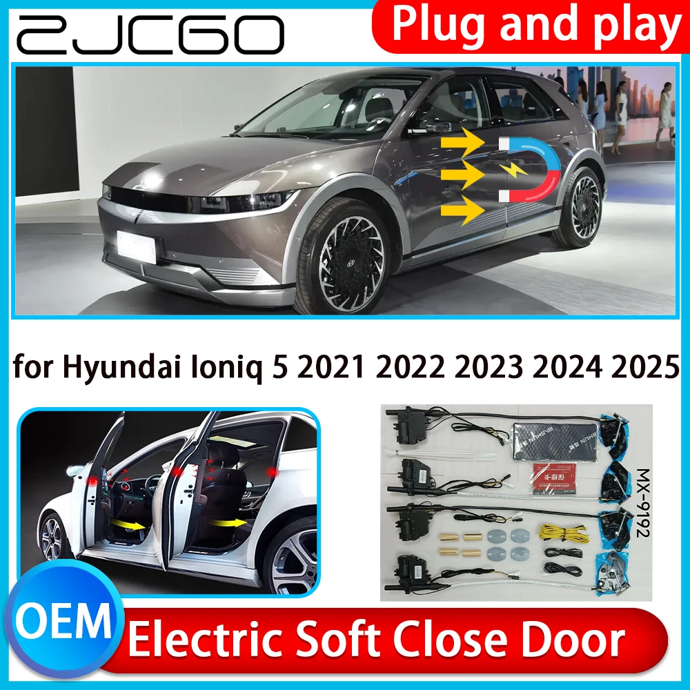 ZJCGO for Hyundai Ioniq 5 2021-2025 Auto Pull Car Soft Close Kit Door Power Latch Electric Door Catch Soft Closing Assist Silent
ZJCGO for Hyundai Ioniq 5 2021-2025 Auto Pull Car Soft Close Kit Door Power Latch Electric Door Catch Soft Closing Assist Silent