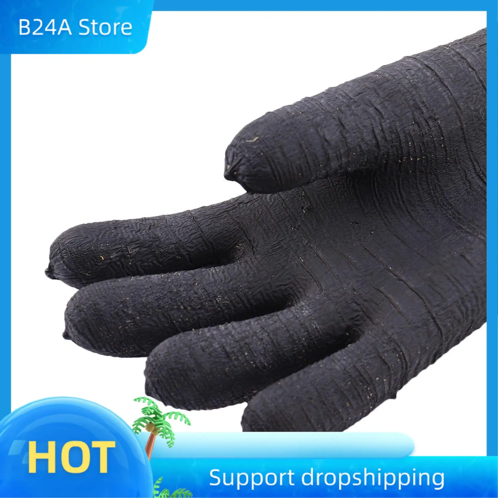 B24A 4X Rubber Black Sandblaster Gloves Stripe Abrasive Sand Blasting Gloves For Blasting Cabinet 65X30cm
B24A 4X Rubber Black Sandblaster Gloves Stripe Abrasive Sand Blasting Gloves For Blasting Cabinet 65X30cm
