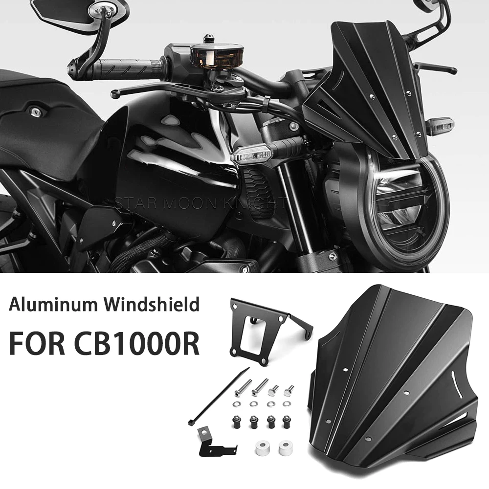 Motorcycle Accessories Windscreen Aluminum Windshield Wind Shield Deflector Fit For HONDA CB1000R CB 1000 R 2021 2022-
Motorcycle Accessories Windscreen Aluminum Windshield Wind Shield Deflector Fit For HONDA CB1000R CB 1000 R 2021 2022-