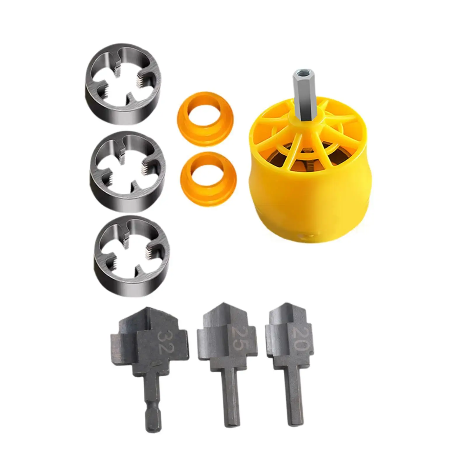 Pipe Threading Hand Tool Manual Hand Tool Easy to Install Plumbing Tool Repair Parts Wear Resistant High Performance Tap Die Set
Pipe Threading Hand Tool Manual Hand Tool Easy to Install Plumbing Tool Repair Parts Wear Resistant High Performance Tap Die Set