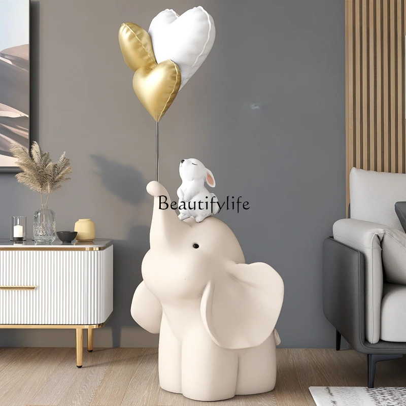 Light luxury elephant floor-to-ceiling ornament wedding gift fashion living room decoration housewarming new home
Light luxury elephant floor-to-ceiling ornament wedding gift fashion living room decoration housewarming new home