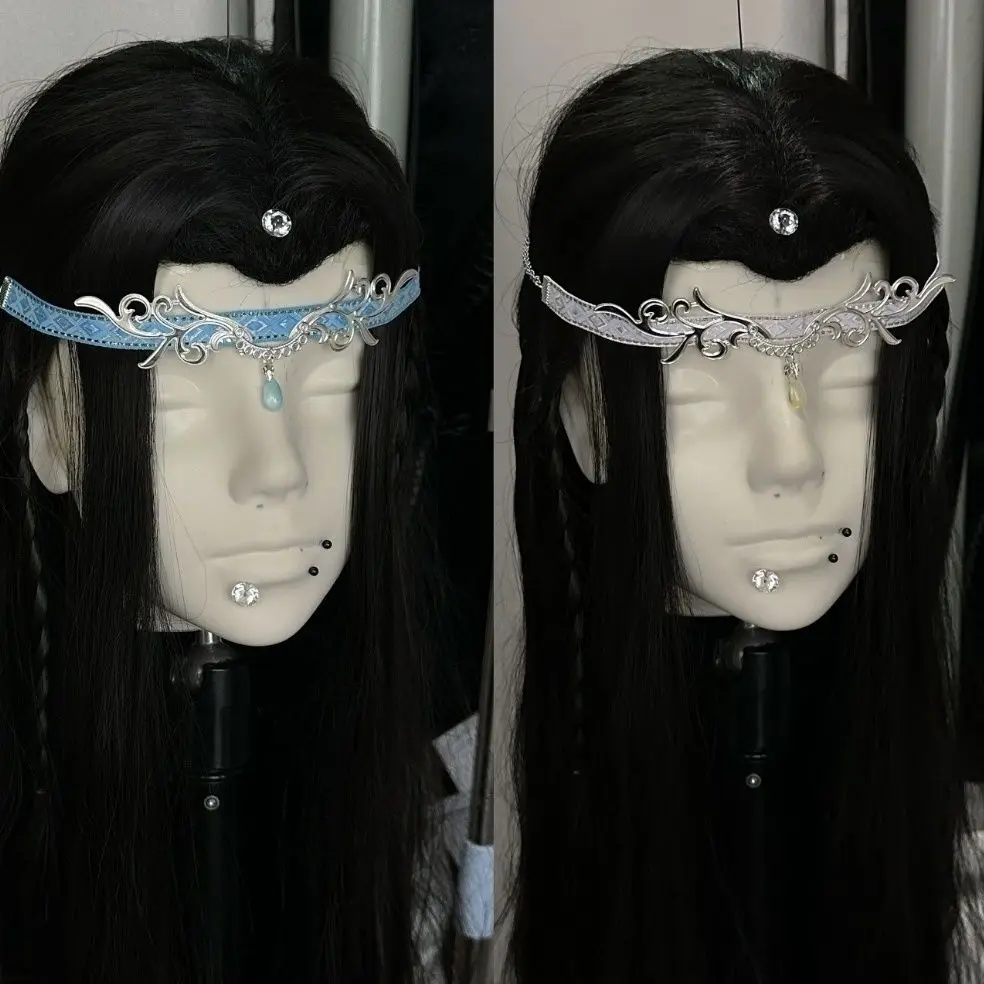 Grandmaster of Demonic MDZS Mo Dao Zu Shi Lan Wangji Headwear Xie lian Headband Head Band Ribbon Tassel Cosplay Prop
Grandmaster of Demonic MDZS Mo Dao Zu Shi Lan Wangji Headwear Xie lian Headband Head Band Ribbon Tassel Cosplay Prop