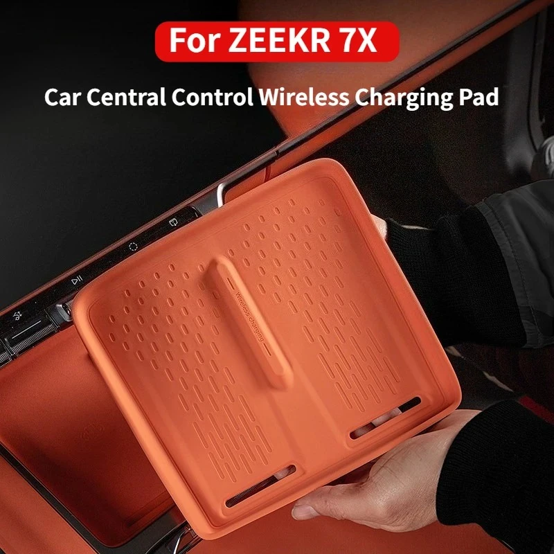 For ZEEKR 7X Car Central Control Wireless Charging Pad For Zeerk Silicone Anti-slip Storage Protection Pad Cup Holder Accessorie
For ZEEKR 7X Car Central Control Wireless Charging Pad For Zeerk Silicone Anti-slip Storage Protection Pad Cup Holder Accessorie
