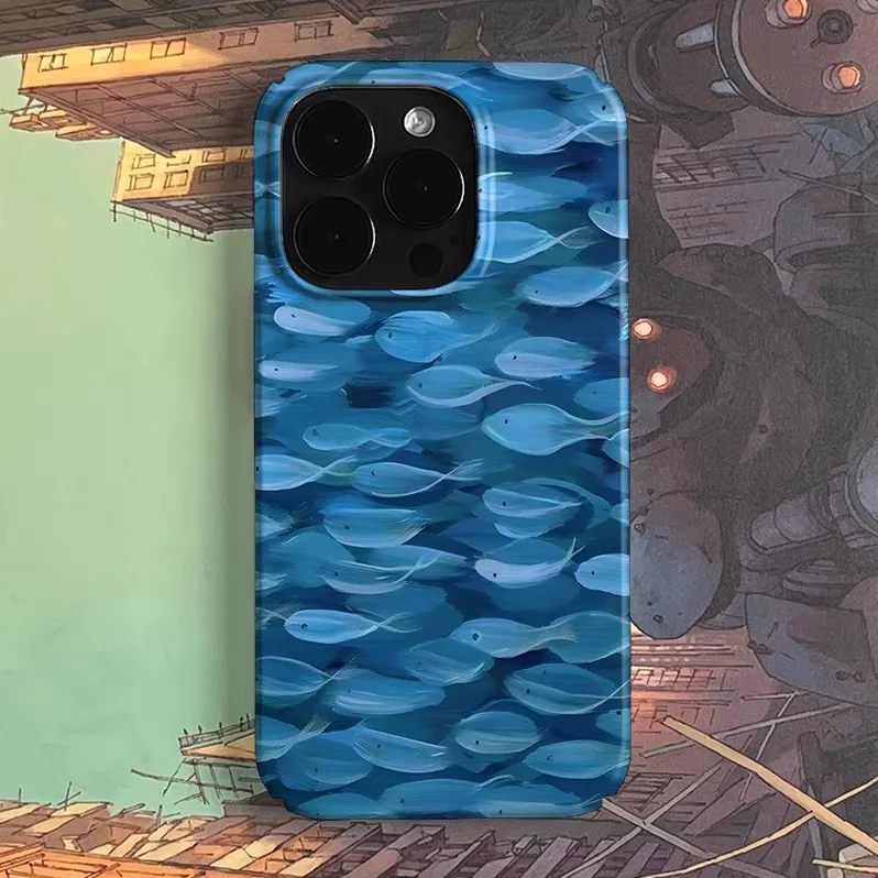 Deep Sea Full Screen Oil Painting with Fish Schools Case for IPHONE 17 16 ProMax 15 14 Plus 13 12 MINI 11 XR Acrylic Phone Cover
Deep Sea Full Screen Oil Painting with Fish Schools Case for IPHONE 17 16 ProMax 15 14 Plus 13 12 MINI 11 XR Acrylic Phone Cover