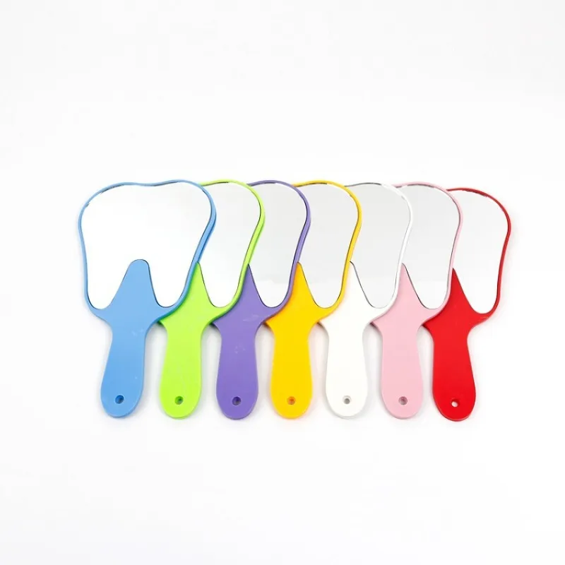 Набор из 10 стоматологических зеркал для осмотра ротовой полости с ручкой, в форме зуба, небьющиеся, для пациентов, подарок для стоматолога
Набор из 10 стоматологических зеркал для осмотра ротовой полости с ручкой, в форме зуба, небьющиеся, для пациентов, подарок для стоматолога