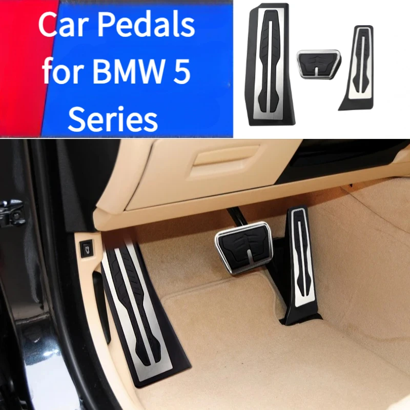 Car Pedals for BMW 5 Series 2017-2023 G30 G31 Stainless Steel Footrest Brake Gas Accelerator Pedal Cover Accessories
Car Pedals for BMW 5 Series 2017-2023 G30 G31 Stainless Steel Footrest Brake Gas Accelerator Pedal Cover Accessories