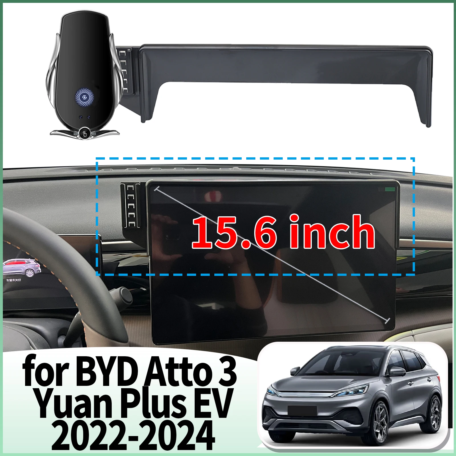 for BYD Atto 3 Yuan Plus EV 2022-2024 15.6inch Specific Dashboard Navigation Phone Holder Mount Design Car accessoires
for BYD Atto 3 Yuan Plus EV 2022-2024 15.6inch Specific Dashboard Navigation Phone Holder Mount Design Car accessoires