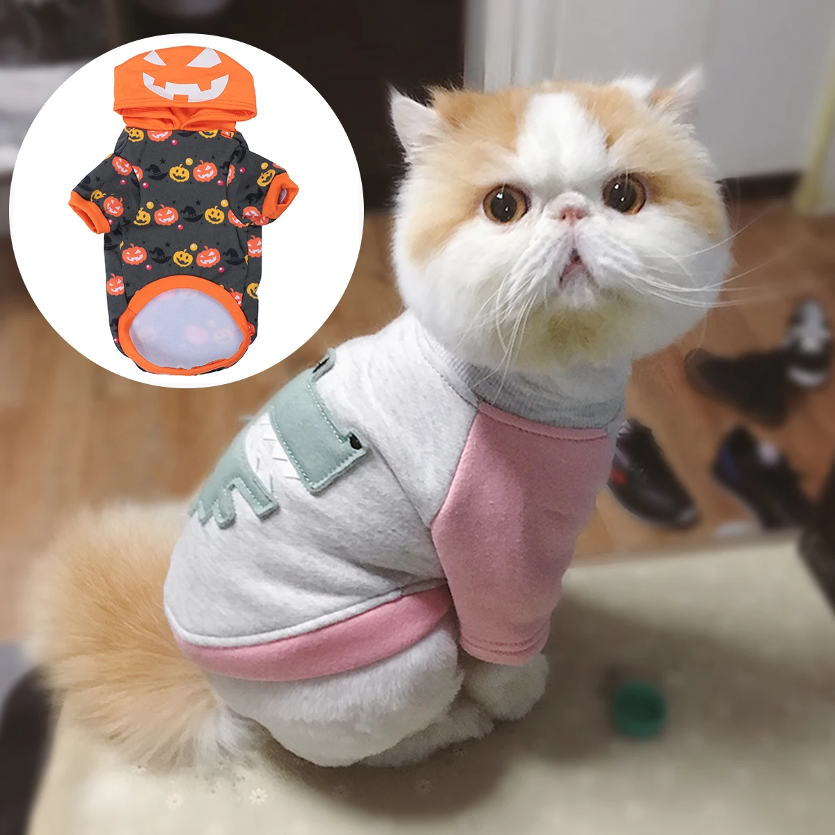 Small Dog Coat Pet Pumpkin Hat Sweatshirt Costume Clothes Cosplay Orange Halloween Apparel
Small Dog Coat Pet Pumpkin Hat Sweatshirt Costume Clothes Cosplay Orange Halloween Apparel