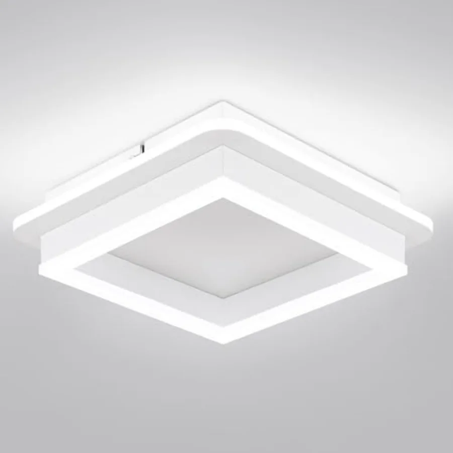 24W Square Hallway Light Modern Flush Mount Led Ceiling Light Acrylic Close to Ceiling Lights for Bedroom Dining Room Kitchen B
24W Square Hallway Light Modern Flush Mount Led Ceiling Light Acrylic Close to Ceiling Lights for Bedroom Dining Room Kitchen B