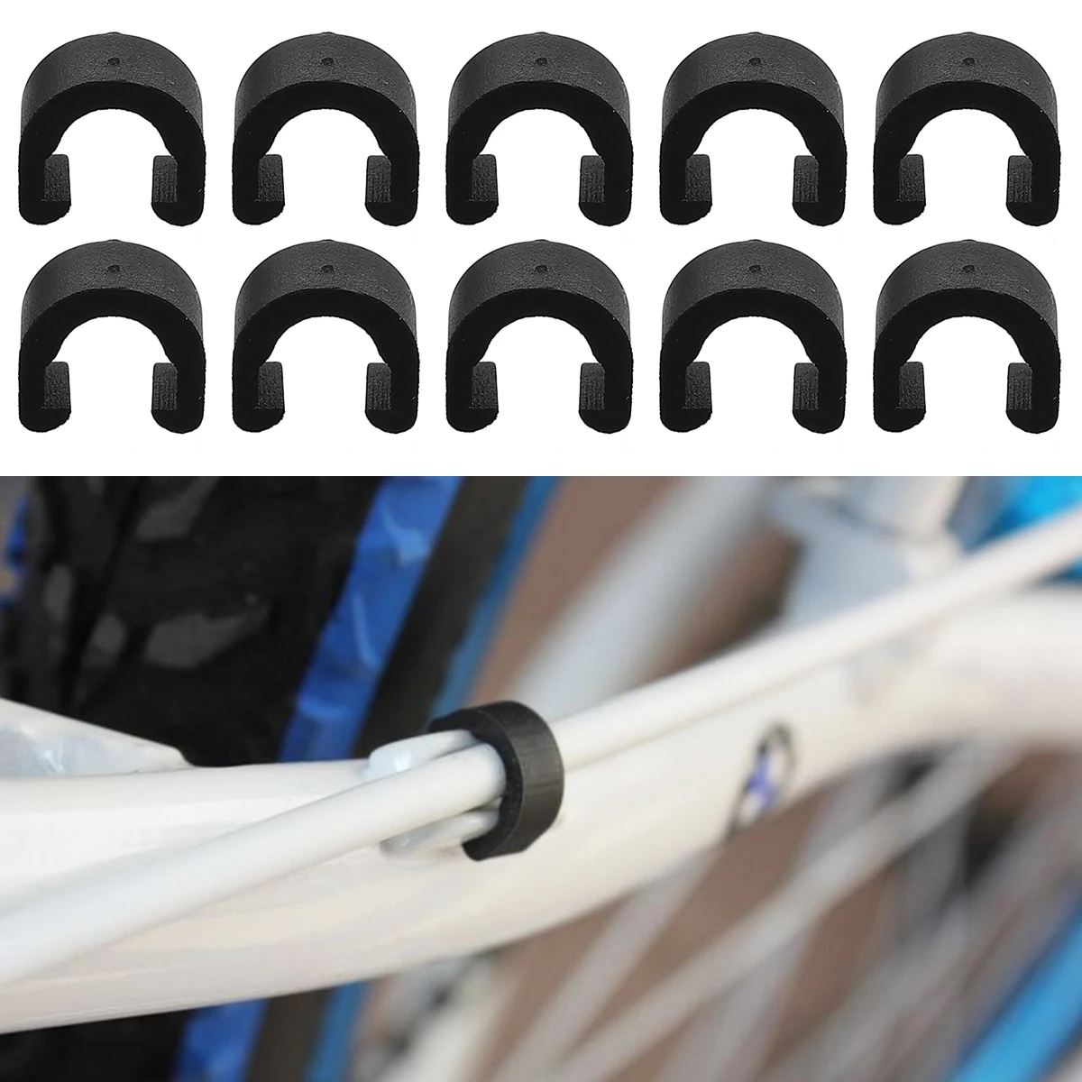 60 pcs Brake Oil Tube Clips Premium Plastic C-Clips for Road Bikes Waterproof Anti-Rust Hydraulic Line Buckles Frame
60 pcs Brake Oil Tube Clips Premium Plastic C-Clips for Road Bikes Waterproof Anti-Rust Hydraulic Line Buckles Frame