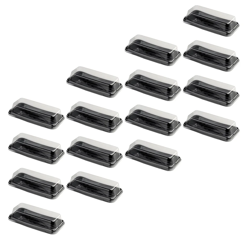 16Pcs Transparent Cake Boxes Black Bread Holder Dessert Packaging Container Mousse Packing Box
16Pcs Transparent Cake Boxes Black Bread Holder Dessert Packaging Container Mousse Packing Box