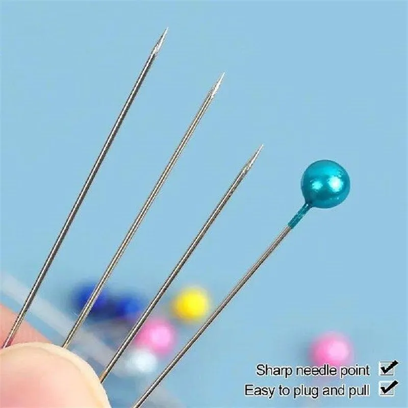 round Head Sewing Pins 38mm Glass Ball Heading 100Pcs Children's Craft Supplies Easy to Sew on Fabric Pins
round Head Sewing Pins 38mm Glass Ball Heading 100Pcs Children's Craft Supplies Easy to Sew on Fabric Pins