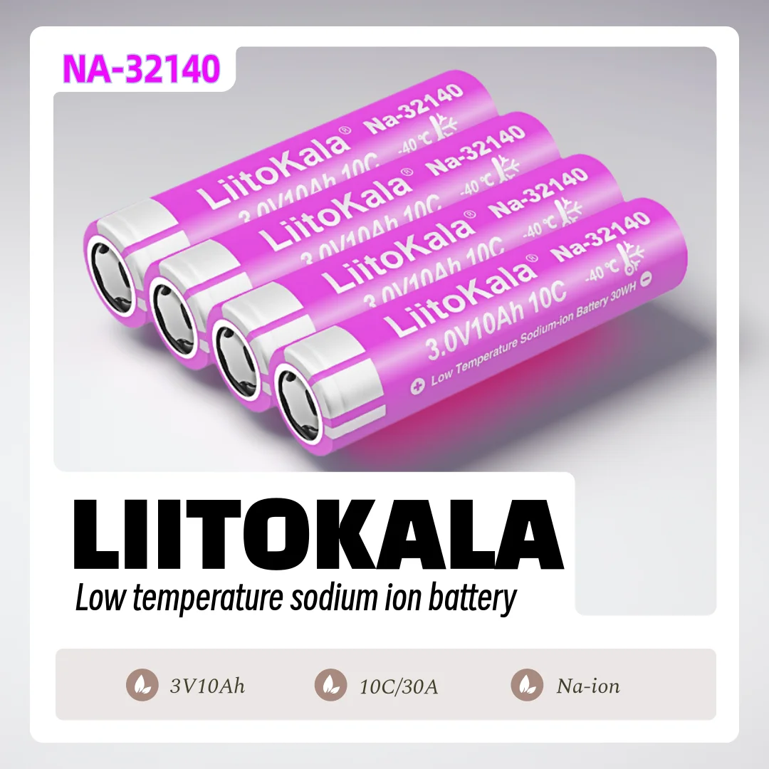 LiitoKala Na-32140 Батарея Натриевый ионный аккумулятор 10 Ач 3000 циклов Оригинальное качество 32140 Класс A RV EV На открытом воздухе Экстремальная температура
LiitoKala Na-32140 Батарея Натриевый ионный аккумулятор 10 Ач 3000 циклов Оригинальное качество 32140 Класс A RV EV На открытом воздухе Экстремальная температура