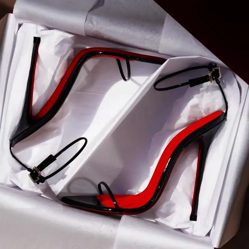 Summer Minimalist Ultra fine Strap High Heels Women's Lace up Sexy Wristband Fashion Thin Heel Sandals Women
Summer Minimalist Ultra fine Strap High Heels Women's Lace up Sexy Wristband Fashion Thin Heel Sandals Women