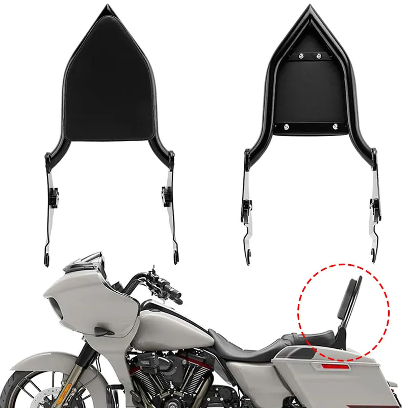 14" Motorcycle Black Sissy Bar Detachable Rear Passenger Backrest For Harley CVO Road Glide Street Glide Touring Road King 09-up
14" Motorcycle Black Sissy Bar Detachable Rear Passenger Backrest For Harley CVO Road Glide Street Glide Touring Road King 09-up