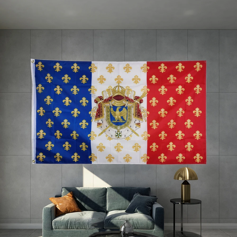 Royal Standard Napoleon France Flag 3X5FT 150X90CM Banner Material Object Photography Double Sided Decoration Party Sport
Royal Standard Napoleon France Flag 3X5FT 150X90CM Banner Material Object Photography Double Sided Decoration Party Sport
