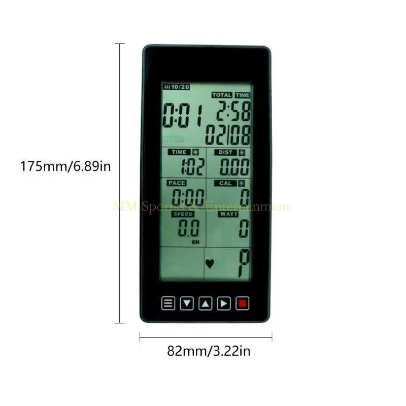 31BE Exercise Equipment Monitor Plastic Construction Speed Odometer Heart Rate Display
31BE Exercise Equipment Monitor Plastic Construction Speed Odometer Heart Rate Display