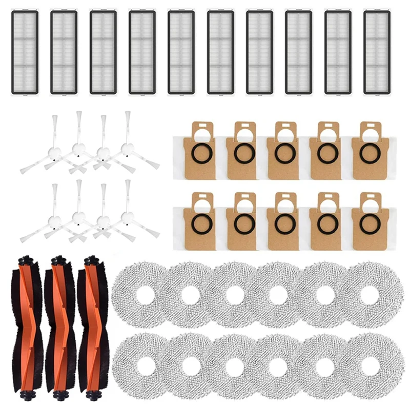 For Xiaomi X20+/X20plus Robot Vacuum Cleaner Accessories Main Side Brush Filter Mop Pads Dust Bags Replacements Parts
For Xiaomi X20+/X20plus Robot Vacuum Cleaner Accessories Main Side Brush Filter Mop Pads Dust Bags Replacements Parts