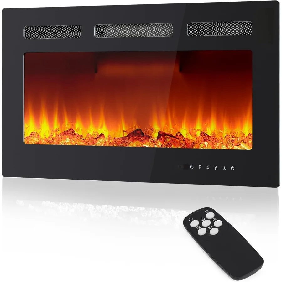 30 Recessed and Wall Mounted Electric Fireplace with Timer Remote Control Touch Screen Modern Smart UltraThin Fireplace Heater
30 Recessed and Wall Mounted Electric Fireplace with Timer Remote Control Touch Screen Modern Smart UltraThin Fireplace Heater
