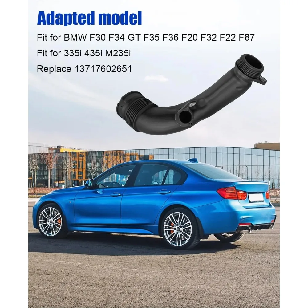 For BMW Engine Air Intake Turbo Hose Pipe For BMW F30 F34 F36 F20 F32 F87 335i Air Filter Housing Turbocharger 13717602651
For BMW Engine Air Intake Turbo Hose Pipe For BMW F30 F34 F36 F20 F32 F87 335i Air Filter Housing Turbocharger 13717602651