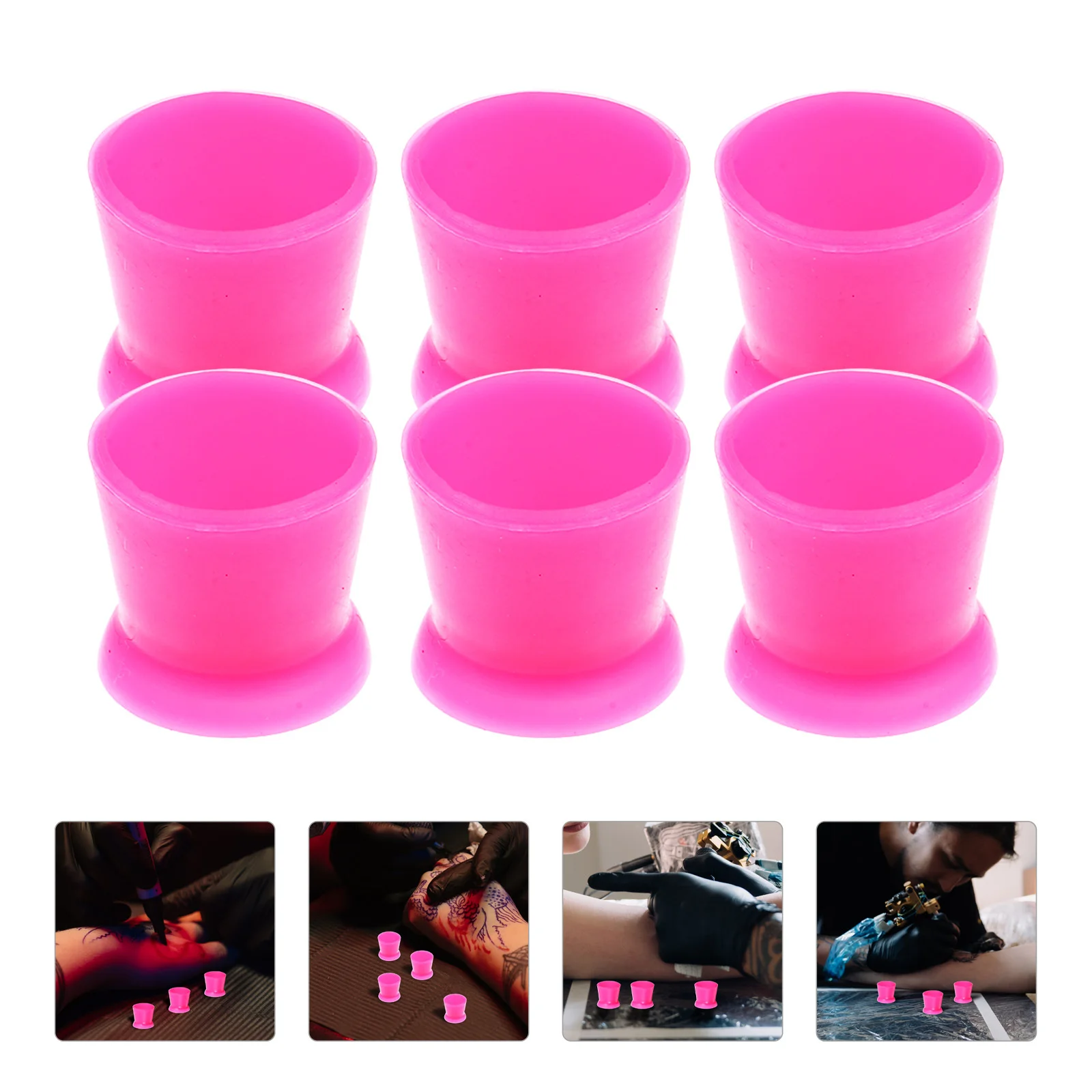 300Pcs Silicone Tattoo Ink Cups Small Pigment Holders with Base Compact Ink Containers for Tattoo Supplies Tattoos Color Cups
300Pcs Silicone Tattoo Ink Cups Small Pigment Holders with Base Compact Ink Containers for Tattoo Supplies Tattoos Color Cups