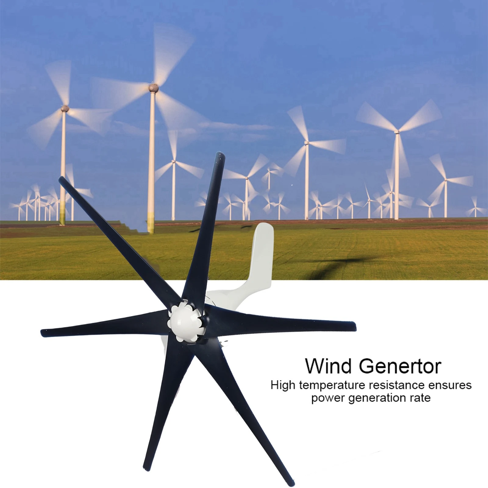 Wind AC Generator Windmill Turbines Generator Windmill Turbines Generator Small 6 Blade Wind Industrial Machinery Equipment 800W
Wind AC Generator Windmill Turbines Generator Windmill Turbines Generator Small 6 Blade Wind Industrial Machinery Equipment 800W