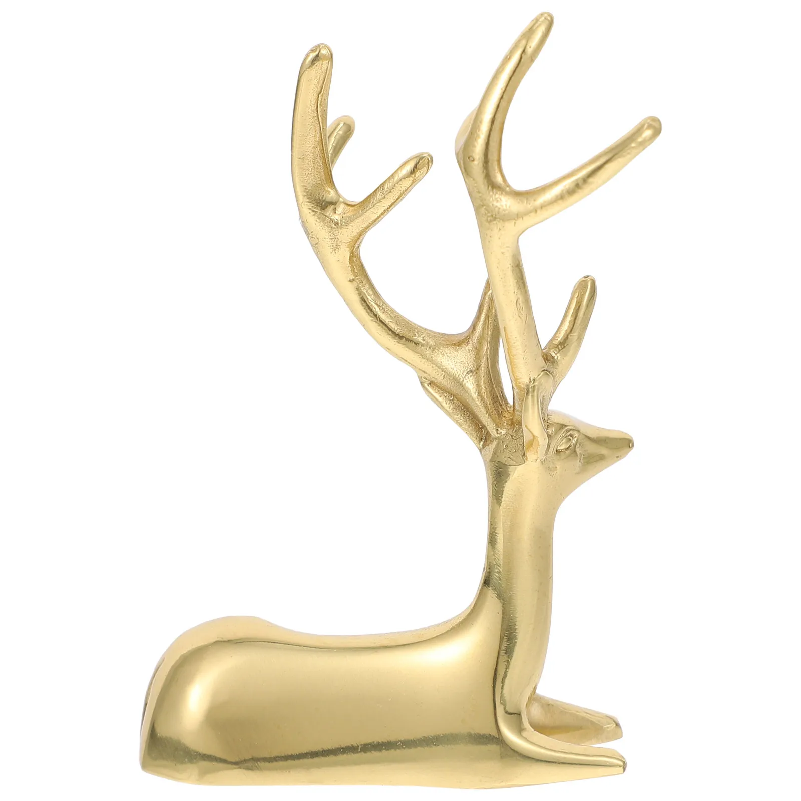 1Pc Copper Sika Deer Figurine Elegant Desktop Ornament Pure Copper Deer Decoration Gift
1Pc Copper Sika Deer Figurine Elegant Desktop Ornament Pure Copper Deer Decoration Gift