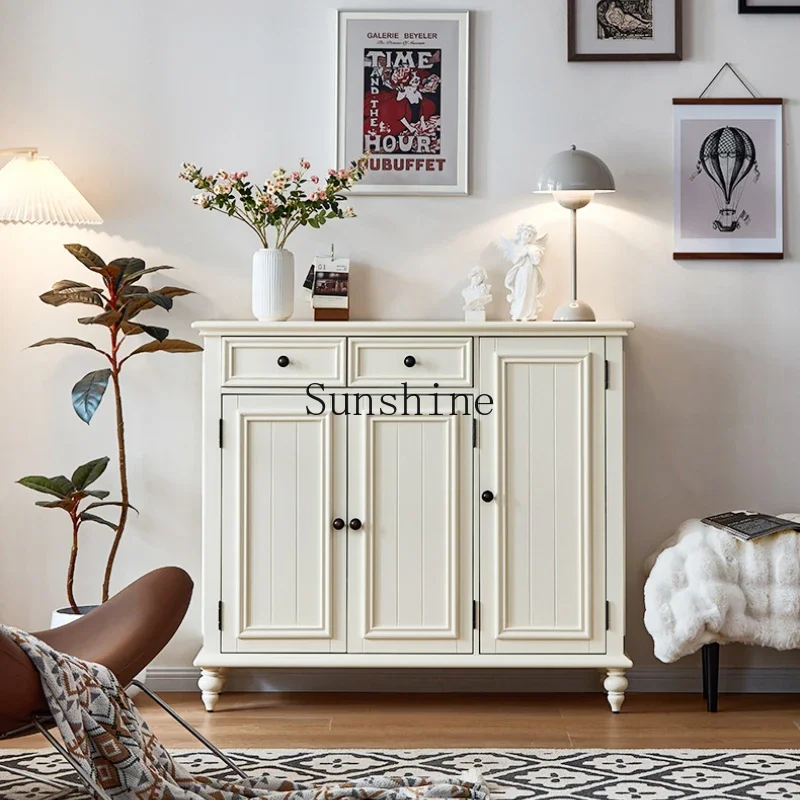 American-style all-solid wood entrance hall integrated large-capacity shoe rack
American-style all-solid wood entrance hall integrated large-capacity shoe rack