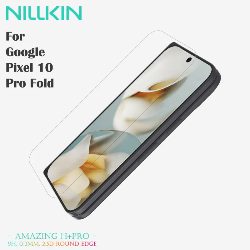 NILLKIN Screen Protector For Google Pixel 10 Pro Fold, Nanometer Oleophobic Coating, 2.5D Edging Craft, Bubble-Free Installation
NILLKIN Screen Protector For Google Pixel 10 Pro Fold, Nanometer Oleophobic Coating, 2.5D Edging Craft, Bubble-Free Installation