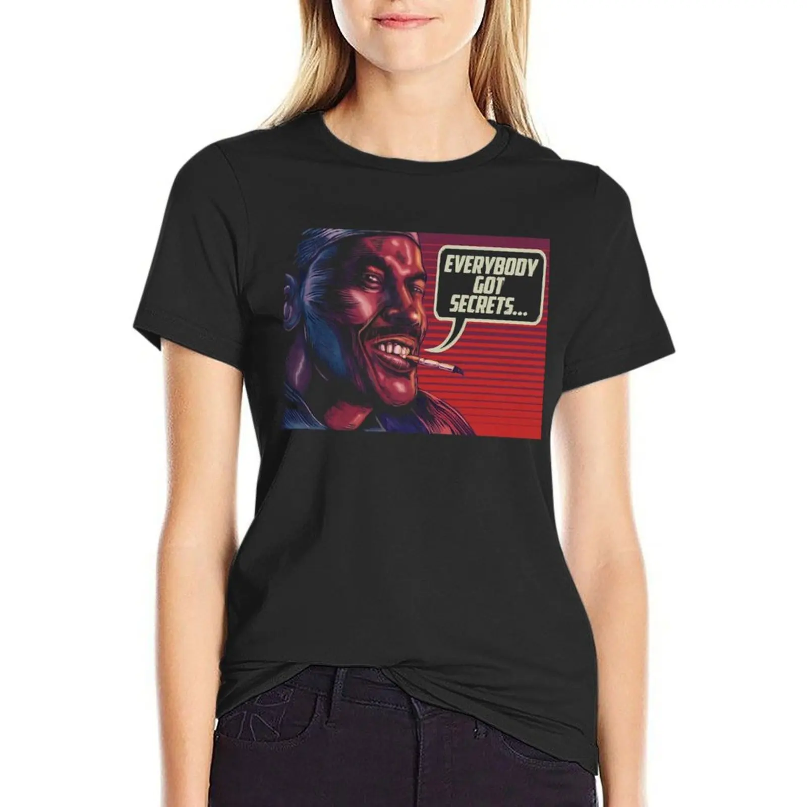 eVeRYBoDY GoT SeCReTS' T-Shirt summer top shirts graphic tees plus sizes plus size tops Woman clothes
eVeRYBoDY GoT SeCReTS' T-Shirt summer top shirts graphic tees plus sizes plus size tops Woman clothes