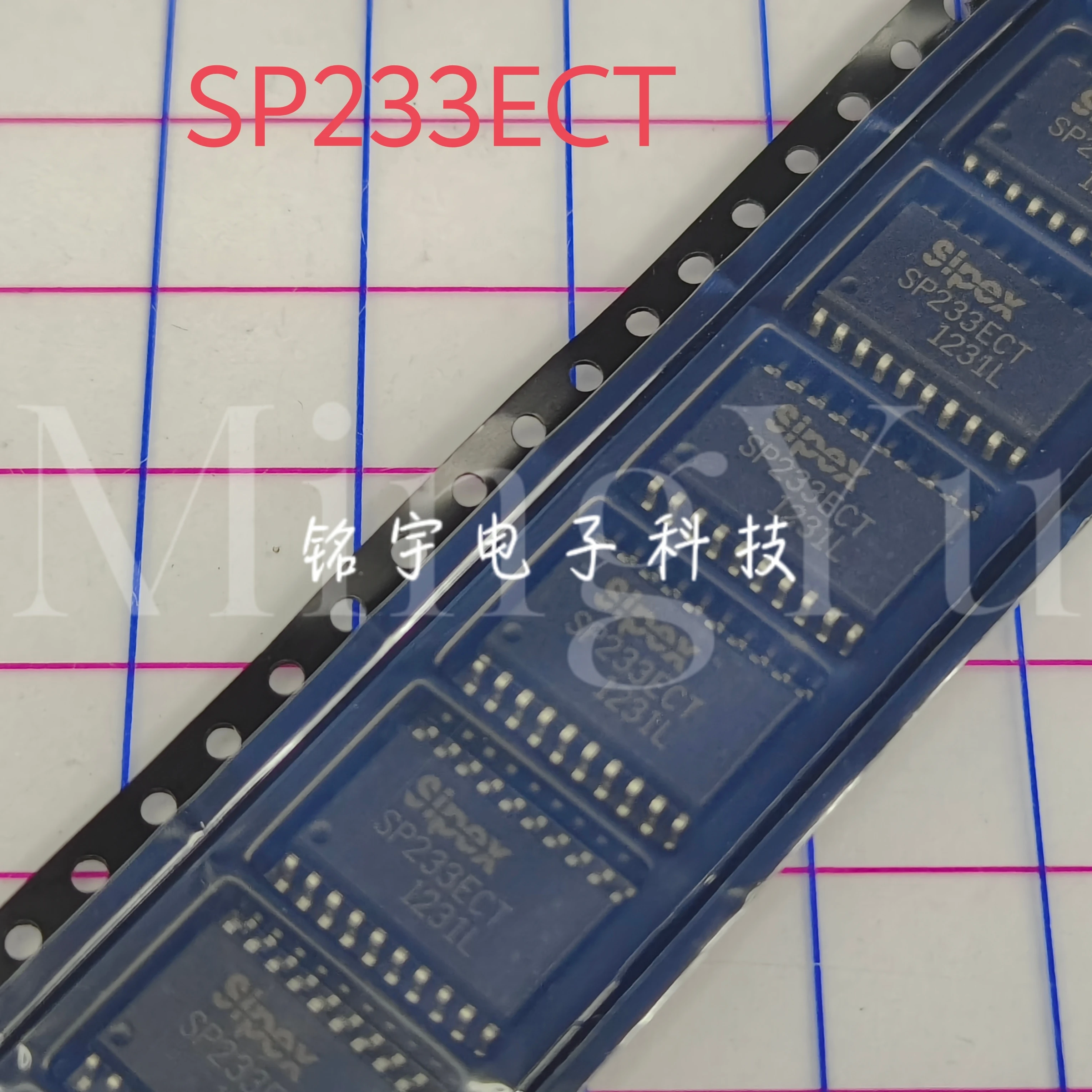 100% новая оригинальная и аутентичная Инкапсуляция SP233 SP233ECT: SOIC20
100% новая оригинальная и аутентичная Инкапсуляция SP233 SP233ECT: SOIC20