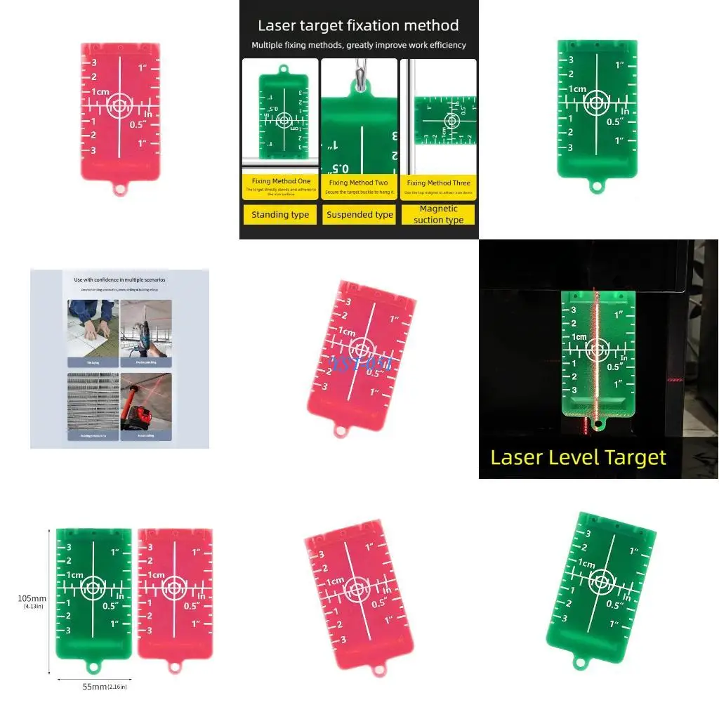 E15A Lasers Leveling Targets ABS Floor Lasers Targets Plate Solution For Wall Alignment And Floor Installation Tasks
E15A Lasers Leveling Targets ABS Floor Lasers Targets Plate Solution For Wall Alignment And Floor Installation Tasks