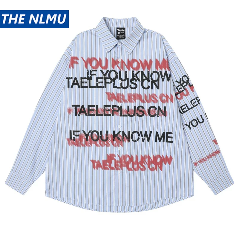 2025 Autumn Striped Shirts Men‘s Harajuku Loose Shirts Coats Hip Hop Streetwear Long Sleeve Casual Button Up Blouse Tops
2025 Autumn Striped Shirts Men‘s Harajuku Loose Shirts Coats Hip Hop Streetwear Long Sleeve Casual Button Up Blouse Tops