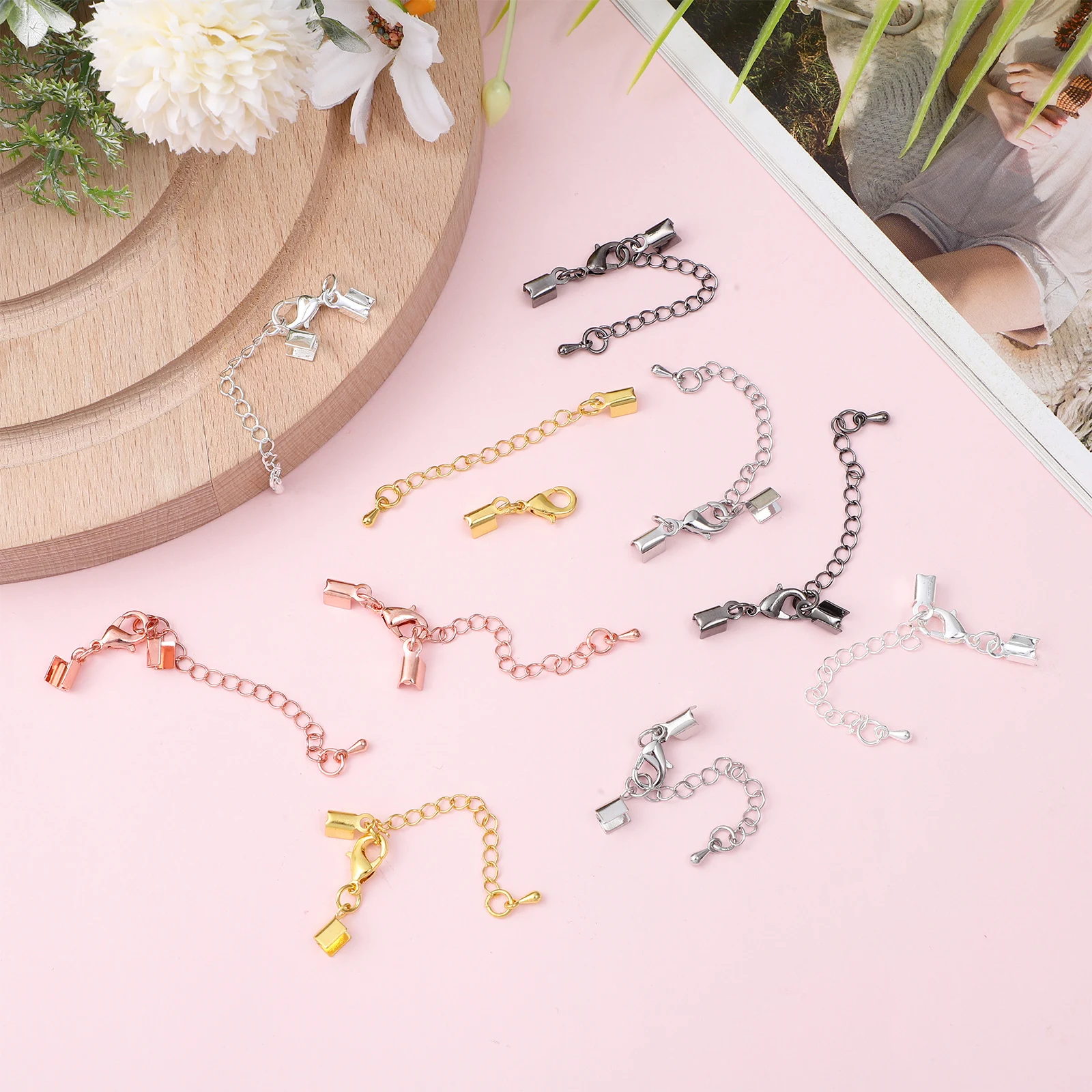 10 Pcs Jewelry Buckle Chains Handmade Copper Extender Bracelet Clasp Connector Lobster Claw Jump Rings Supplies
10 Pcs Jewelry Buckle Chains Handmade Copper Extender Bracelet Clasp Connector Lobster Claw Jump Rings Supplies