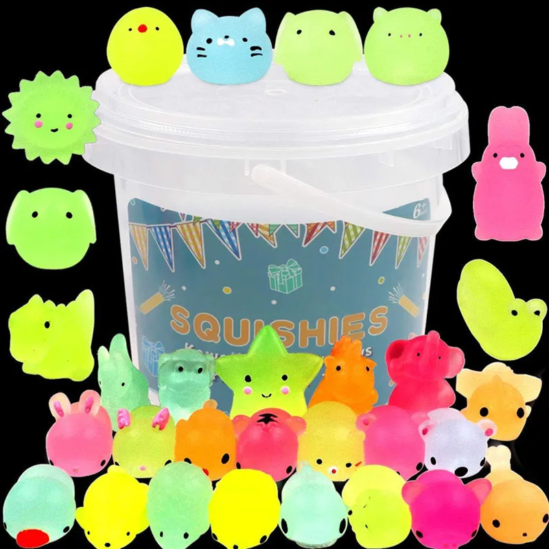 50/30PCS Mochi Squishy Animals Glow In The Dark Toys Birthday Party Favors For Kids Pinata Stuffers Goodie Bags Carnival Prizes
50/30PCS Mochi Squishy Animals Glow In The Dark Toys Birthday Party Favors For Kids Pinata Stuffers Goodie Bags Carnival Prizes
