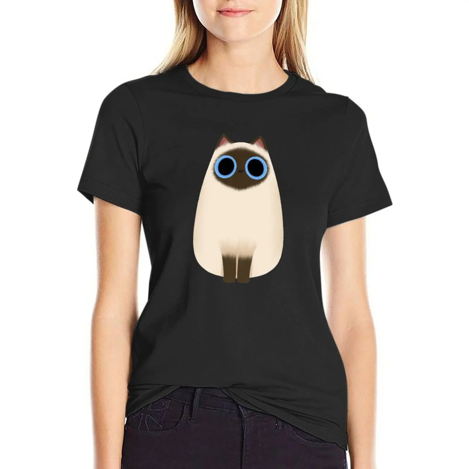Siamese Cat T-Shirt graphics plus size tops shirts graphic tees t-shirt dress for Women sexy
Siamese Cat T-Shirt graphics plus size tops shirts graphic tees t-shirt dress for Women sexy
