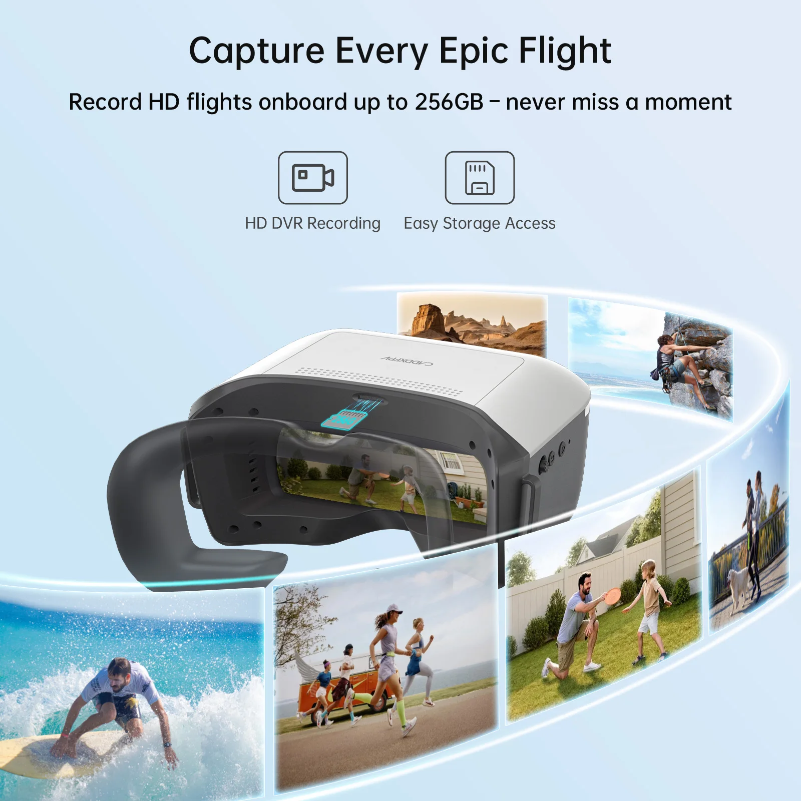 CADDXFPV WALKSNAIL Ascent Goggles FPV Goggles 5.8G 1920*1080 / 60Hz Screen Resolution For WALKSNAIL Ascent Lite VTX Kit
CADDXFPV WALKSNAIL Ascent Goggles FPV Goggles 5.8G 1920*1080 / 60Hz Screen Resolution For WALKSNAIL Ascent Lite VTX Kit