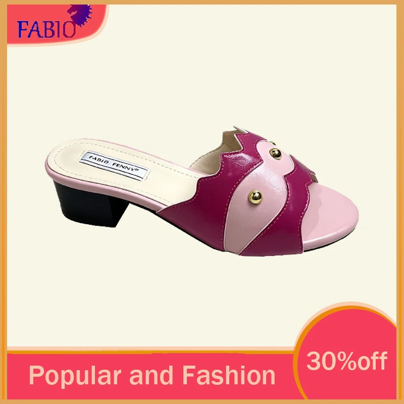 FABIO PENNY women's Summer Color Block Rivet Open Toe Block Heel Slides, Fashion Casual Slip On Outdoor Beach Low Heel Sandals
FABIO PENNY women's Summer Color Block Rivet Open Toe Block Heel Slides, Fashion Casual Slip On Outdoor Beach Low Heel Sandals