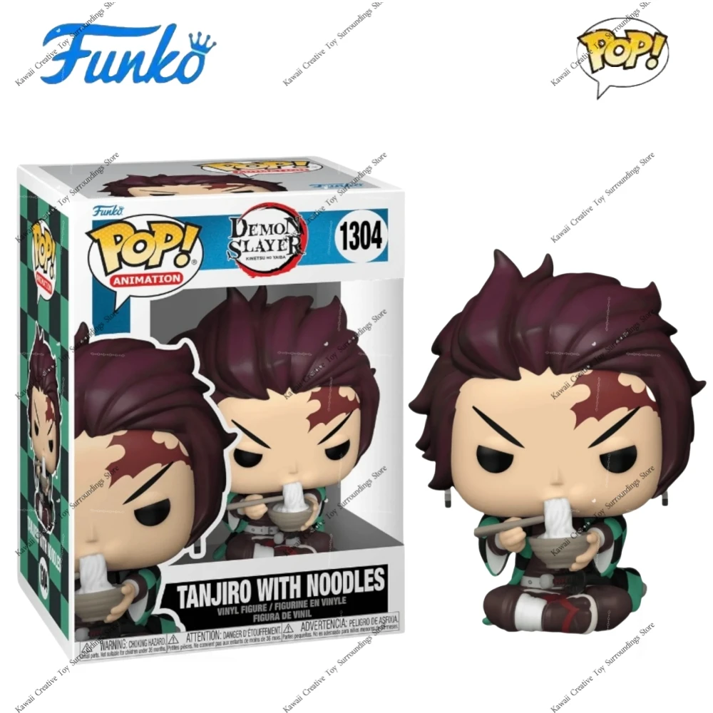 Demon Slayer Tanjiro with Noodles #1304 Action Figures Funko Pop Vinyl Figure Limited Edition Figurine Collect Model Toy Gift 
Demon Slayer Tanjiro with Noodles #1304 Action Figures Funko Pop Vinyl Figure Limited Edition Figurine Collect Model Toy Gift