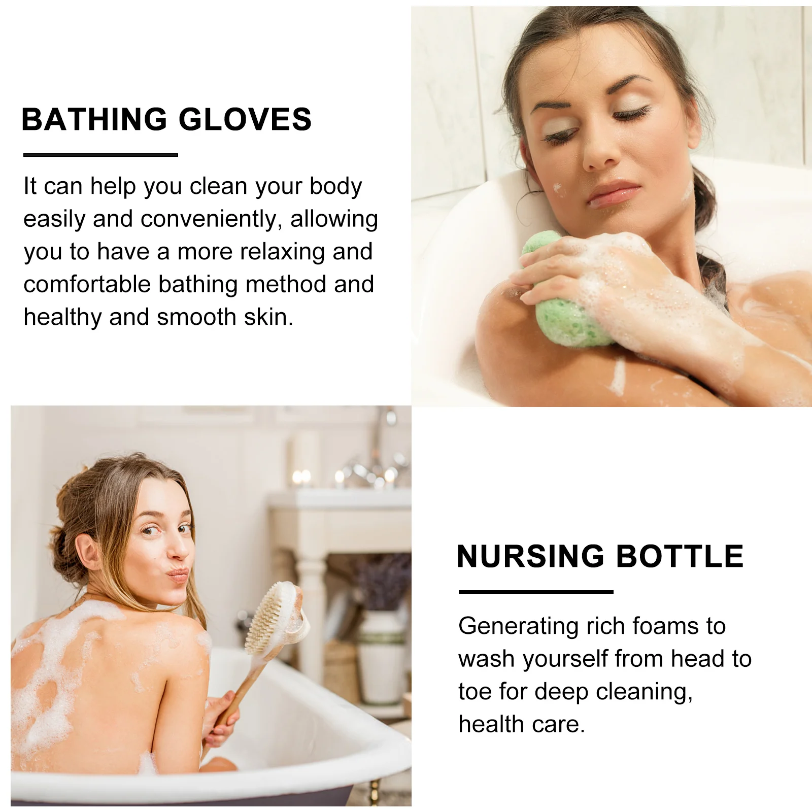Exfoliating Shower Gloves Body Cleansing Scrub Scrubber for Women Bath Viscose Fiber Bathing
Exfoliating Shower Gloves Body Cleansing Scrub Scrubber for Women Bath Viscose Fiber Bathing