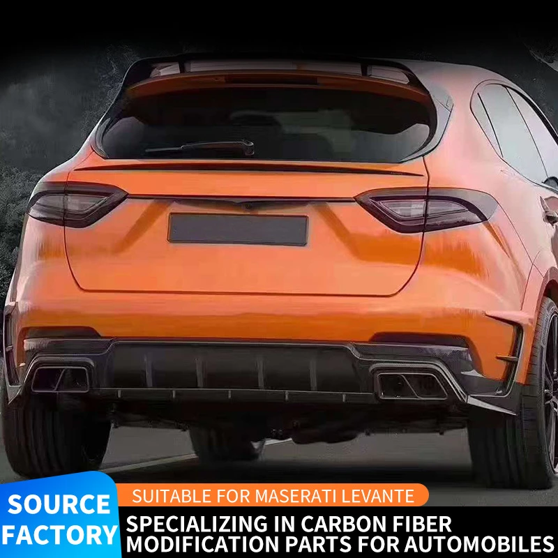 New Model Suitable for 2016-2023 Maserati Levante Modified MS Style Carbon Fiber Rear Top Wing
New Model Suitable for 2016-2023 Maserati Levante Modified MS Style Carbon Fiber Rear Top Wing