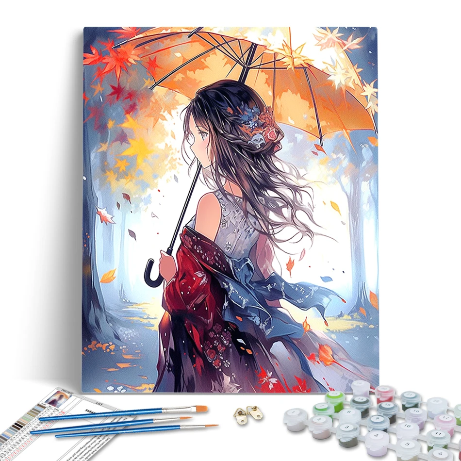 RUOPOTY Diy Oil Painting By Numbers For Handiwork Canvas Art Painting Maple Leaf Umbrella Girl Anime Acrylic Paints Drawing Kits
RUOPOTY Diy Oil Painting By Numbers For Handiwork Canvas Art Painting Maple Leaf Umbrella Girl Anime Acrylic Paints Drawing Kits